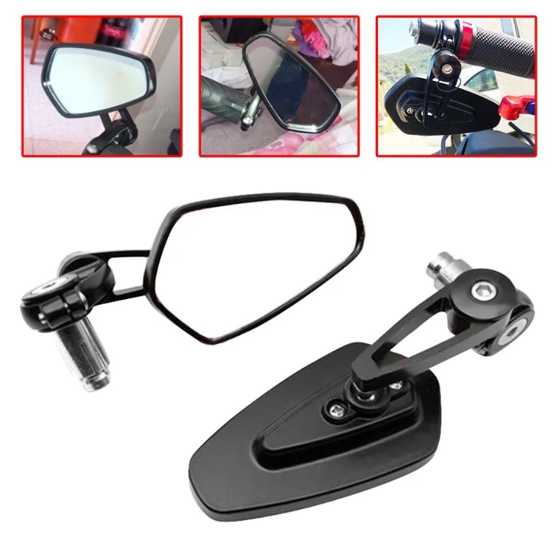 Motorcycle Mirror Handlebar Handle Bar Ends Side Mirrors for YAMAHA R6 R1 MT 09 10 TMAX XMAX WR 125 250 KTM DUKE 690 125 200 390