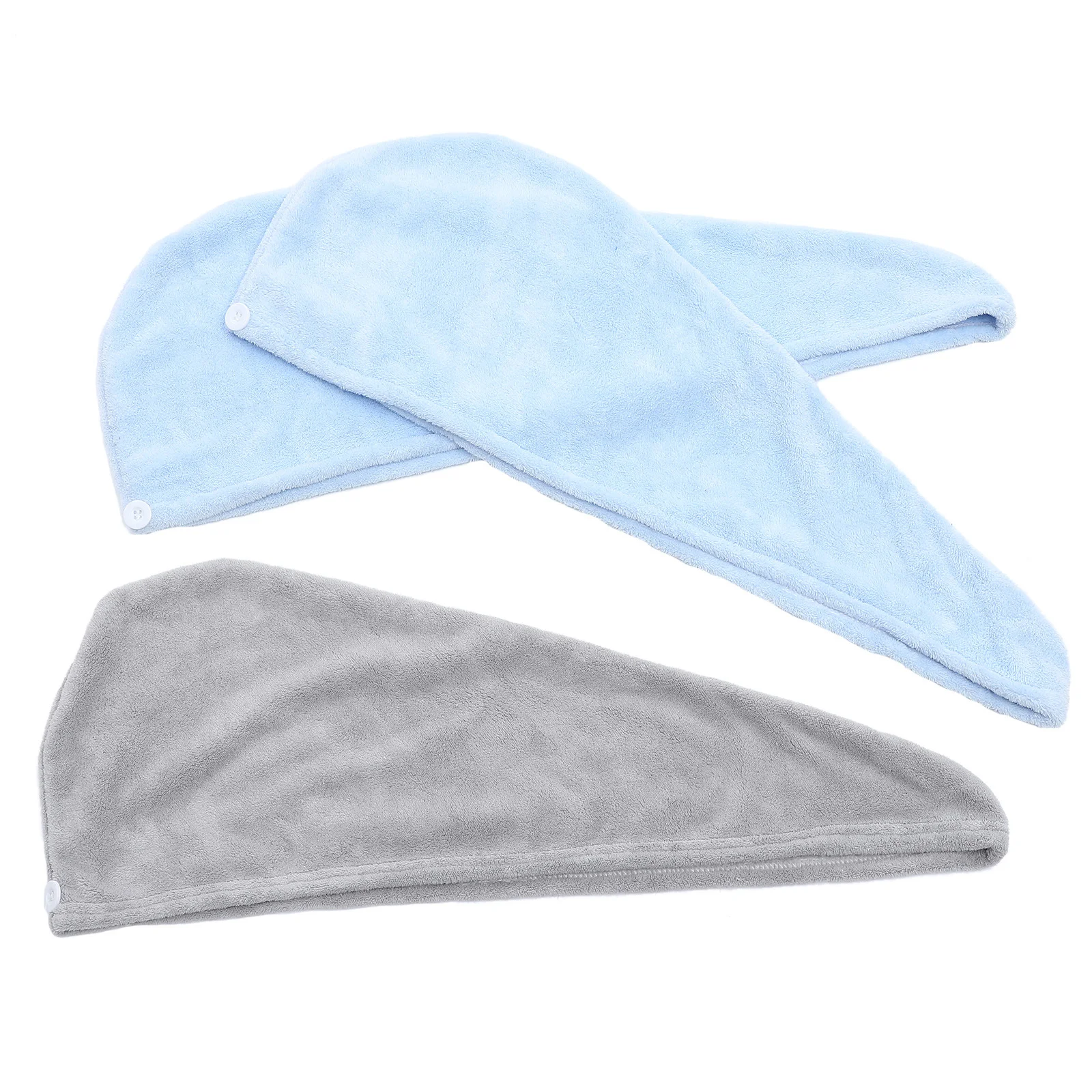 3 قطعة منشفة تجفيف الشعر المحمولة خفيفة الوزن، سريعة الجفاف ومرنة للاستخدام أثناء السفر، مستلزمات عرض أغطية تجفيف الشعر