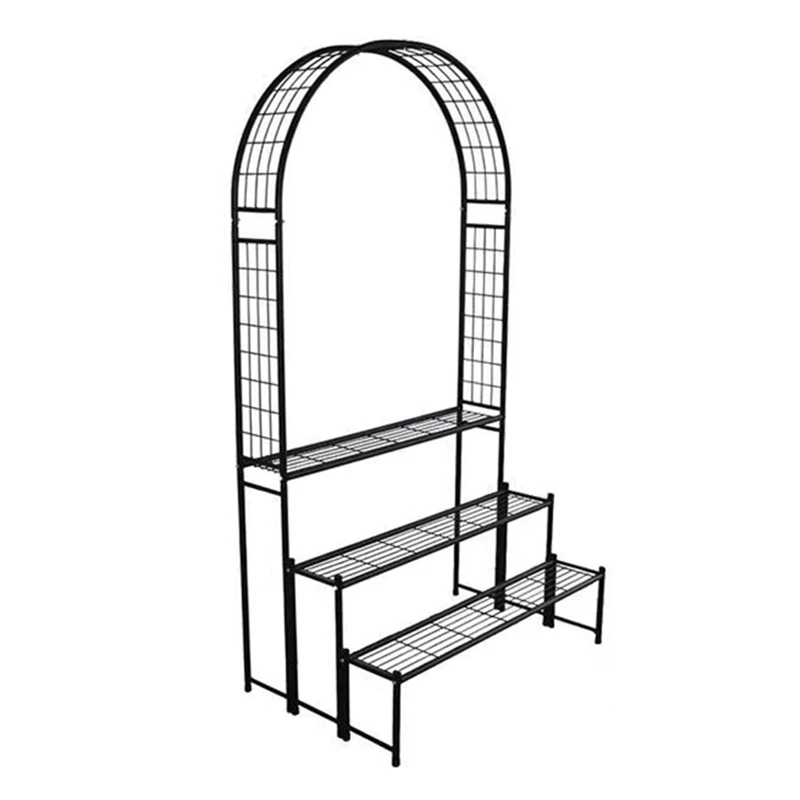 

Flower pot storage Succulent frame Grape clematis rose Arched arch Flower stand Climbing vine frame Plant support Rod wrought