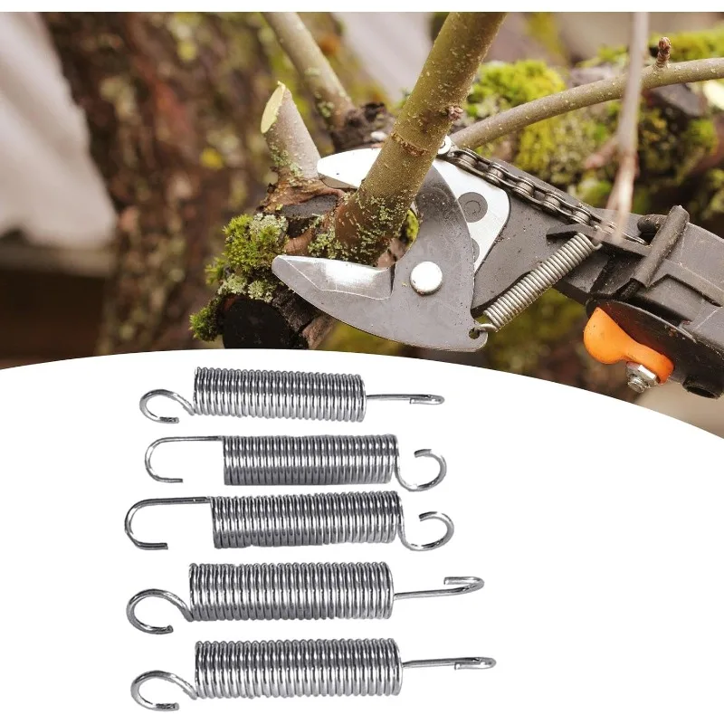 5Pcs Manual Spring Tall Shears Steel Replace Stainless Steel Handheld Pruners Tree Branch Trimmer