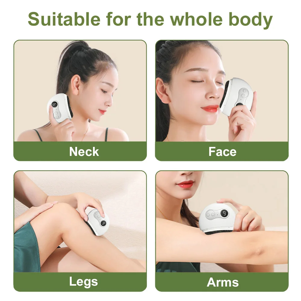 Vibration Heating Massage Facial Rejuvenation Skin Firming Beauty Device Face Lift Body Slimming Massager Beauty Health Tool USB