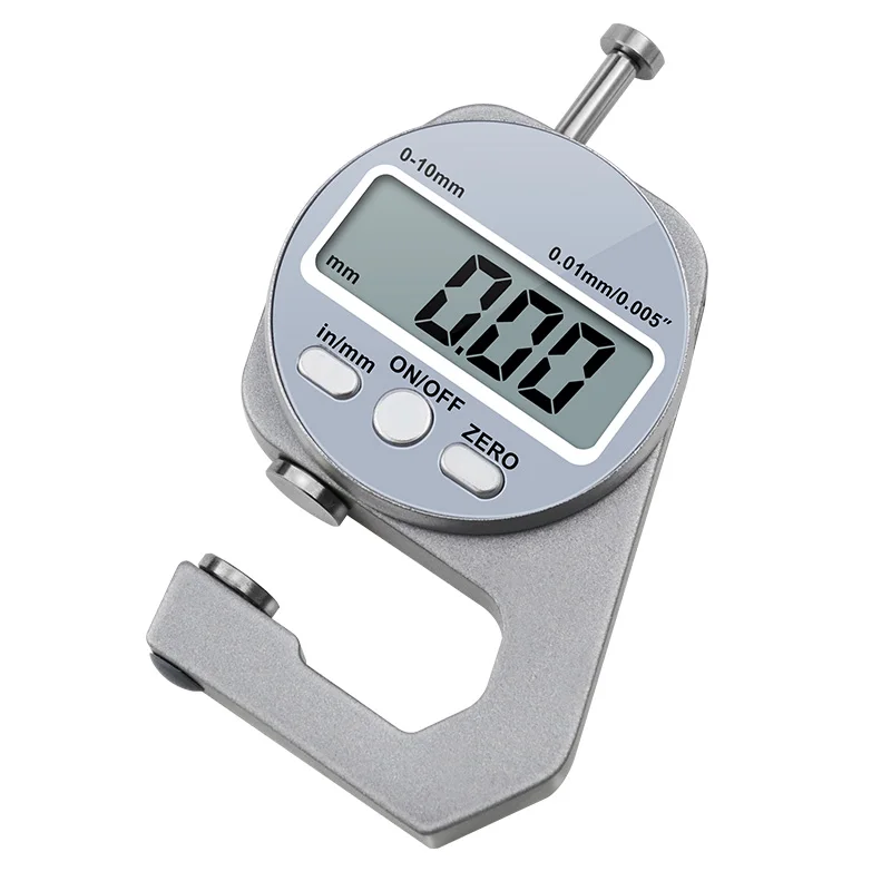 1Set Electronic Digital Thickness Gauge Meter Mini 0.01MM 0-10 MM Tester Micrometer  Measure Tool