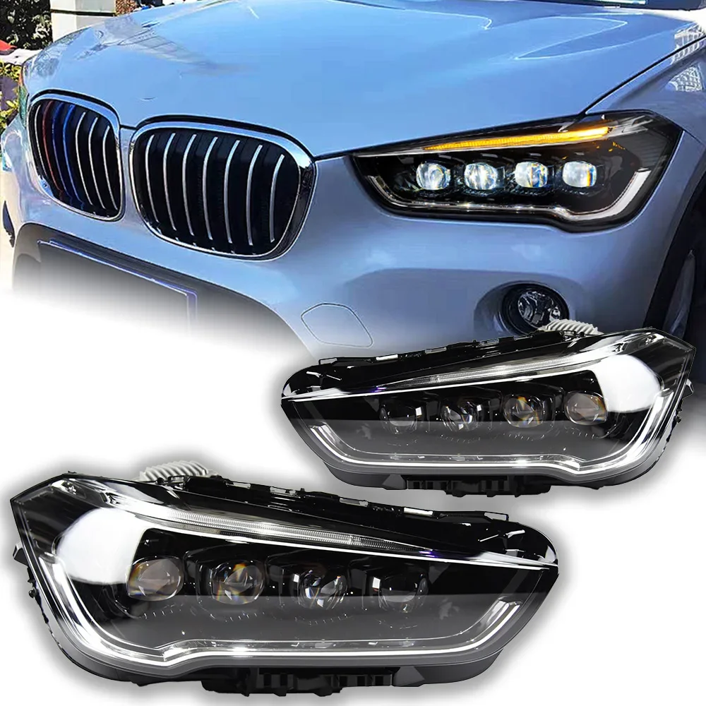 

Car Lights for BMW X1 Headlight Projector Lens 2016-2020 F48 Signal Head Lamp LED Headlights Drl Automotive Accessories