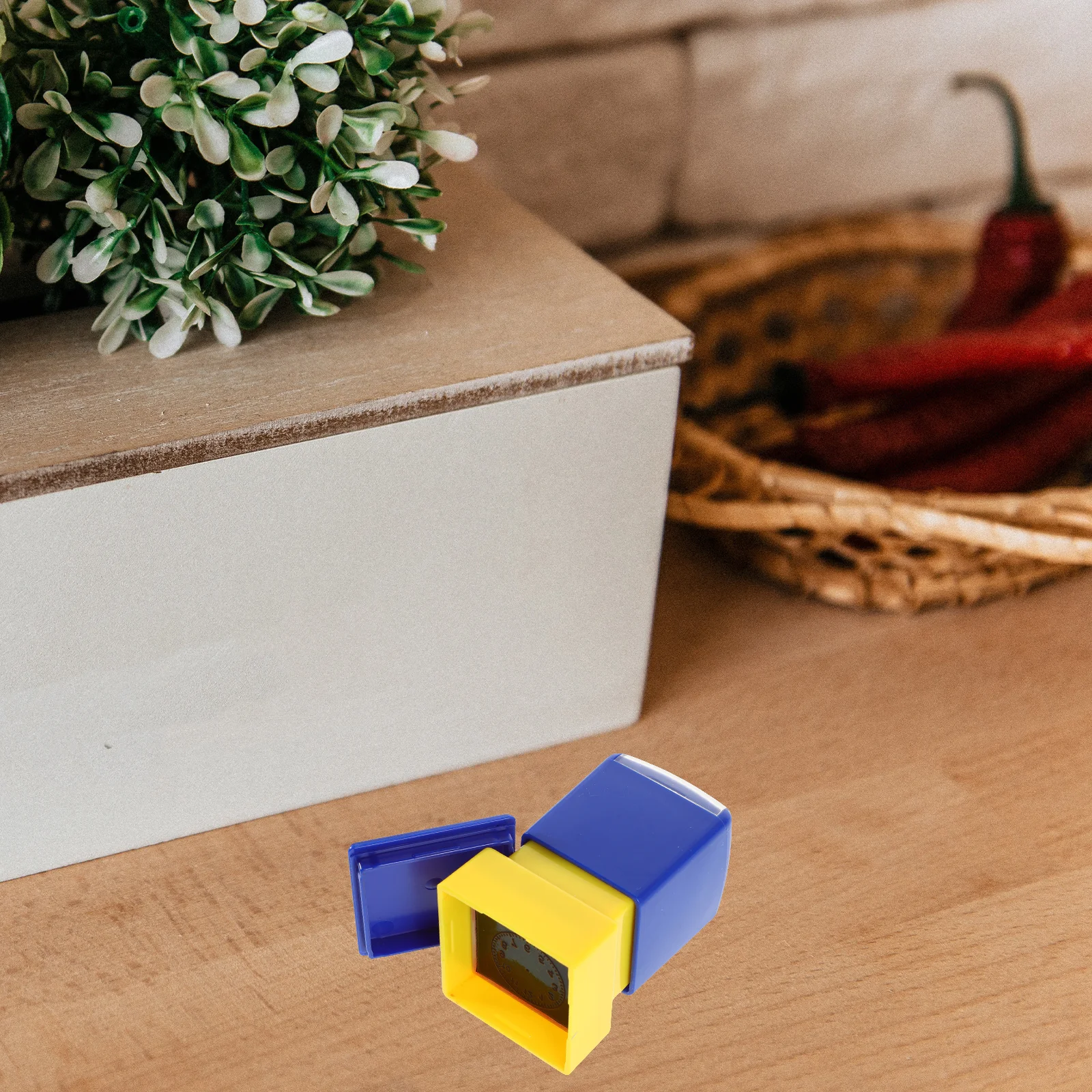 4 قطع من طوابع ساعة تعليمية للأطفال، أختام تعلم الوقت، أدوات تعليمية ممتعة للفصل الدراسي، استخدام ألوان زاهية، مادة متينة #4