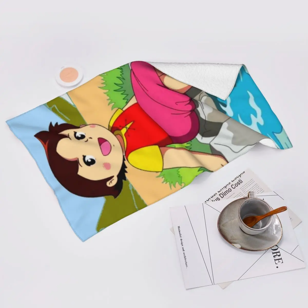 Custom Heidi Feet In The Water Soft Face Towel Quick Dry Pool Bath Cotton Towels Absorbent Quick