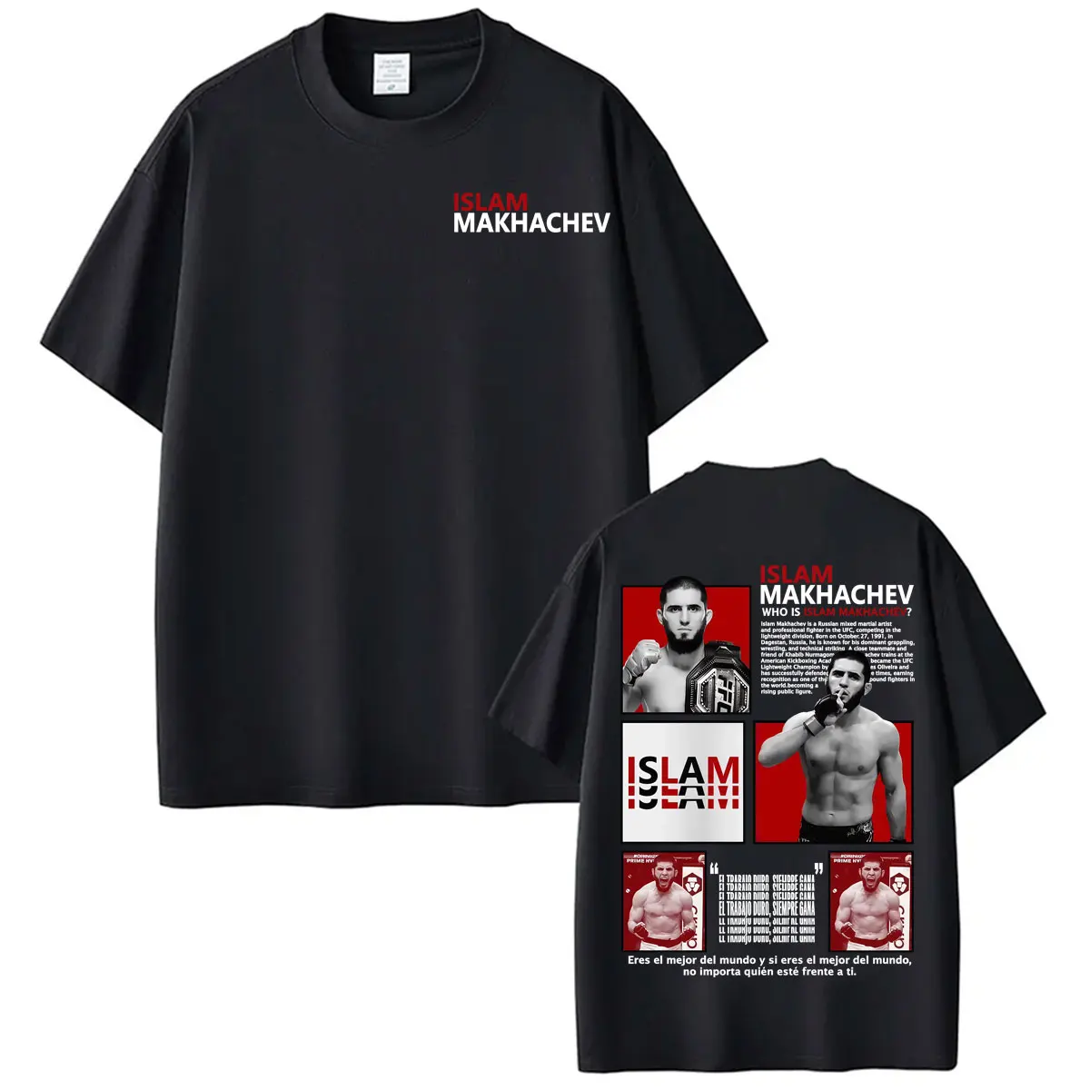 Who Is Islam Makhachev Vintage Graphic T-shirts Men Women Harajuku Violence Aesthetic T Shirt Summer Tops High Quality Tee Shirt
