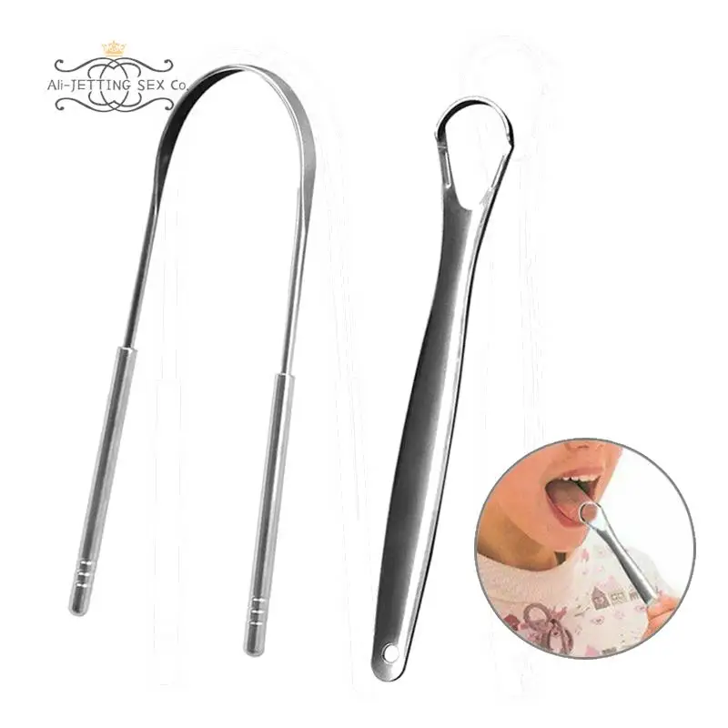 Tongue Scraper High Quality Stainless Steel Tongue Cleaner Oral Care Unique Design Hygiene Scraper