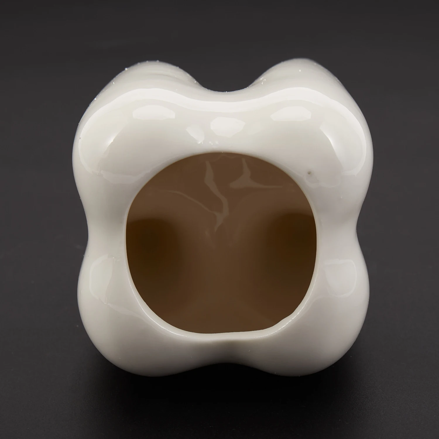 AT84-الأسنان شكل اناء للزهور البيضاء التصميم الحديث زارع الأسنان نموذج صغير سطح المكتب وعاء الإبداعية هدية (بدون النباتات) #2