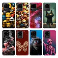 Silicon Case For Samsung S20 Soft TPU Back Phone Cover For Samsung Galaxy S20 PLUS Case For Samsung Galaxy S20 Ultra S 20 +Coque