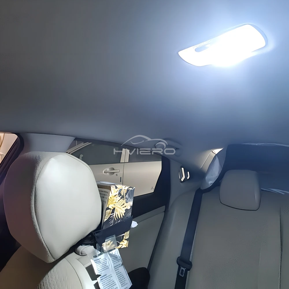 2X T10 W5W Auto COB LED Wewnętrzne światło do czytania kopułkowe ultra jasne 16/24/36/48SMD Białe żarówki samochodowe do drzwi bagażnika Lampa obrysowa