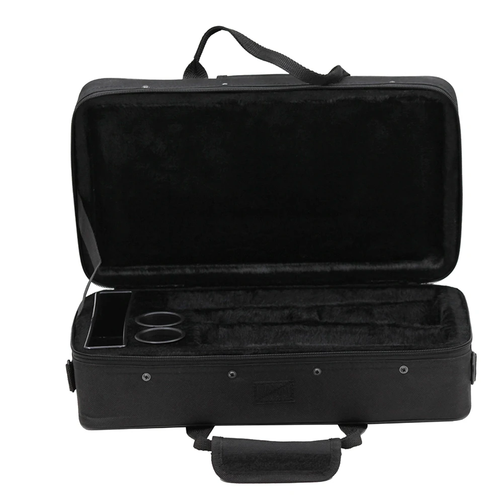 Bb Clarinet Case Gig Bag Backpack Box  Water-resistant 600D Foam Cotton Padding with Adjustable Single Shoulder Strap