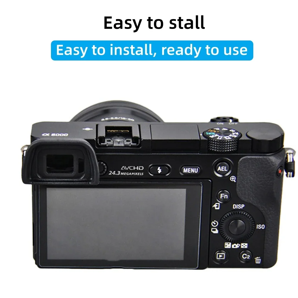 EP10 Eyecup Soft Silicone Camera Viewfinder Eye Cup Eyepiece Cover Prevent Light Leakage Anti-Glare For Sony A6000 A6100 A6300