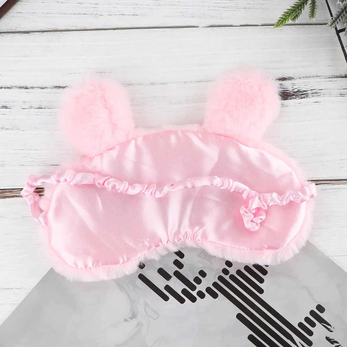 

1pc Sleep Eye Mask Lightweight Comfortable Night Blindfold For Travel Work Naps Rabbit Deer Pattern Eye Cover Sleeping Mask