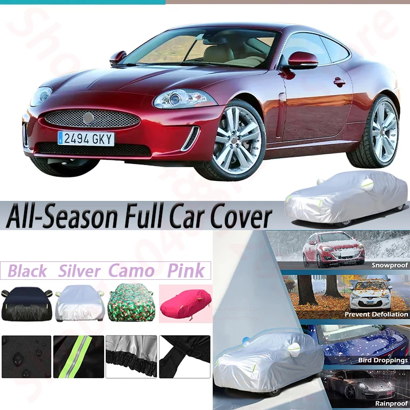 

Waterproof Car Covers Windproof Auto Anti-UV Sun Rain Snow Ice Protection Cover For Jaguar XK XK8 XKR 1997-2025