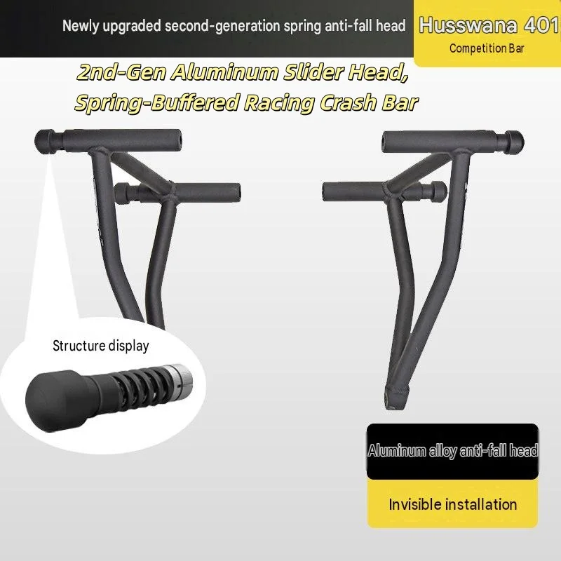 Spring‑Loaded Race‑Spec Crash Bar Bumper Protector For Husqvarna 401 Black Arrow White Arrow Motorcycle Accessories