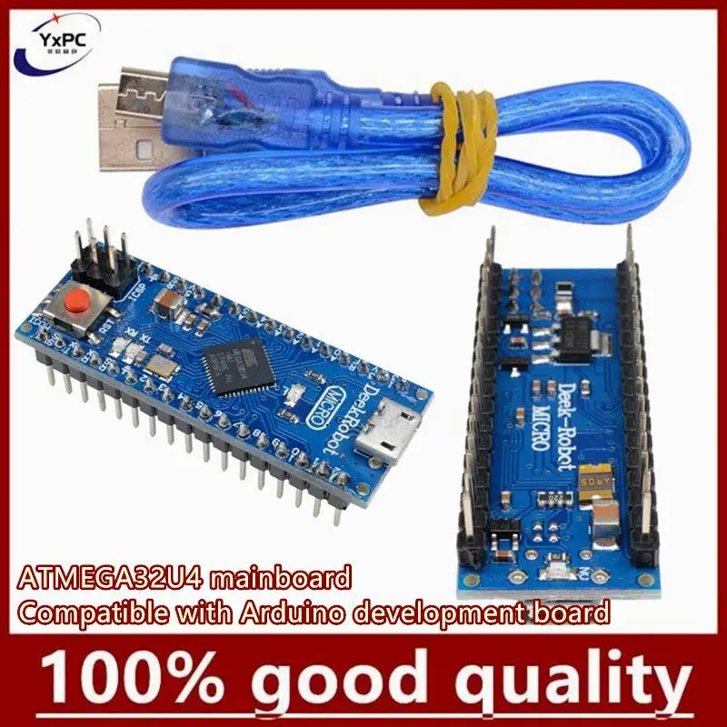 

Micro ATmega32u4 5V 16MHZ Microcontroller Expansion Board Module Compatible For Arduino Mirco Replace Pro Mini With USB Cable