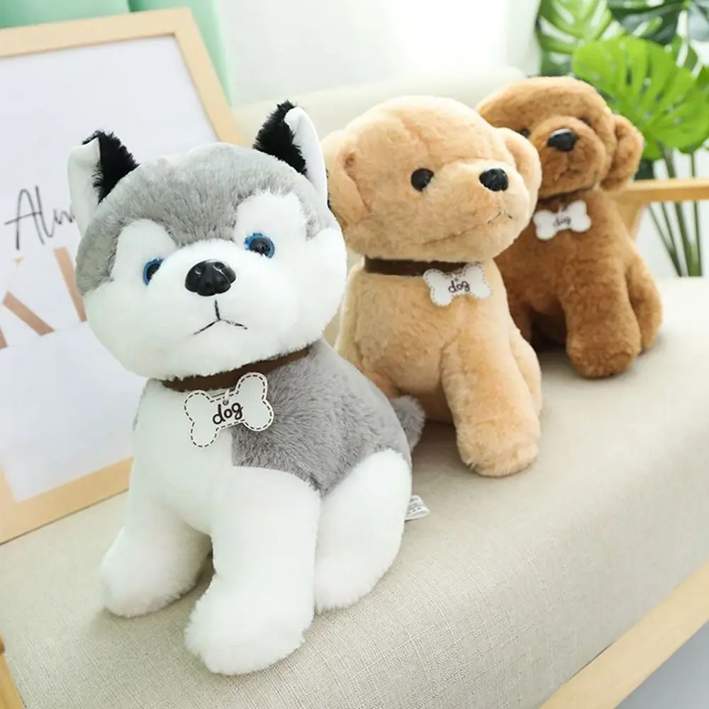 

Pet Toy Simulation Dog Plush Toys Chihuahua Bulldog Husky Puppy Dog Doll Small Soft Cartoon Dog Stuffed Toys For Children