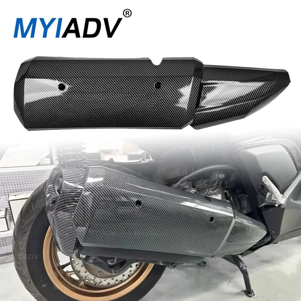 

For YAMAHA XMAX 300 XMAX300 2017-2022 2023 Motorcycle Exhaust Pipe Protector Muffler Cover Heat Shield Anti-scalding Accessories
