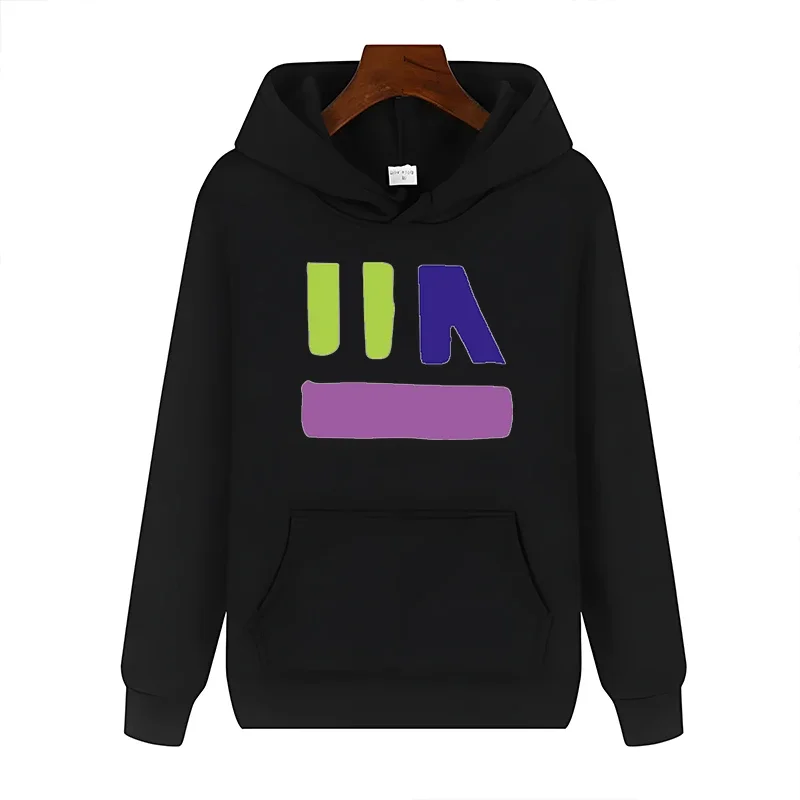 Moletom estampado masculino e feminino, moletom Harajuku, streetwear Y2K Tops, design simples, pulôver de personalidade, moda, outono, inverno