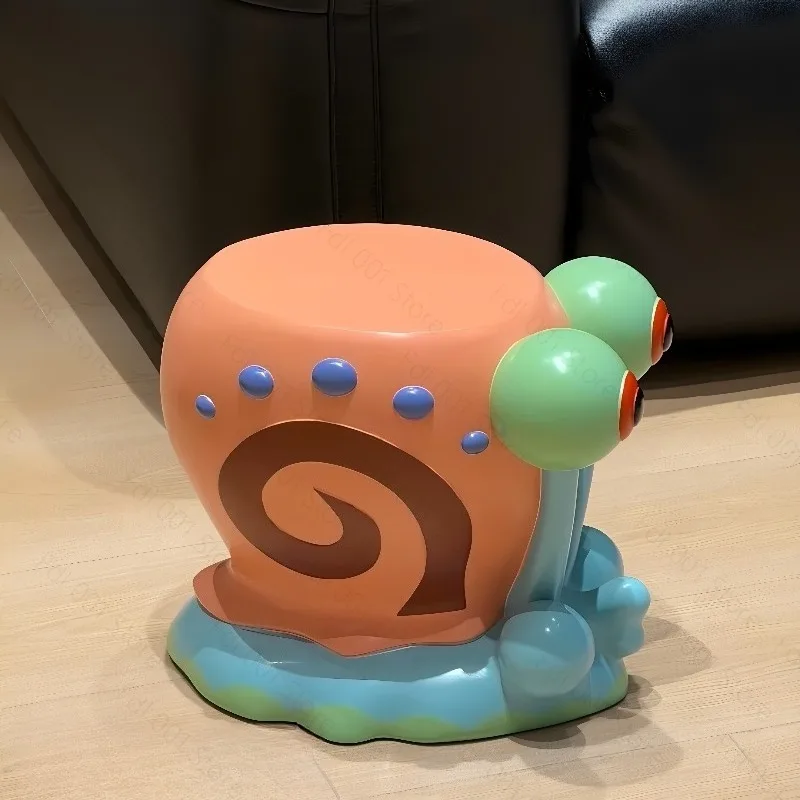 Small Snail Shoe Change Stool Household Entrance Entrance Entrance Living Room Sofa Stool Low Stool Floor Ornament