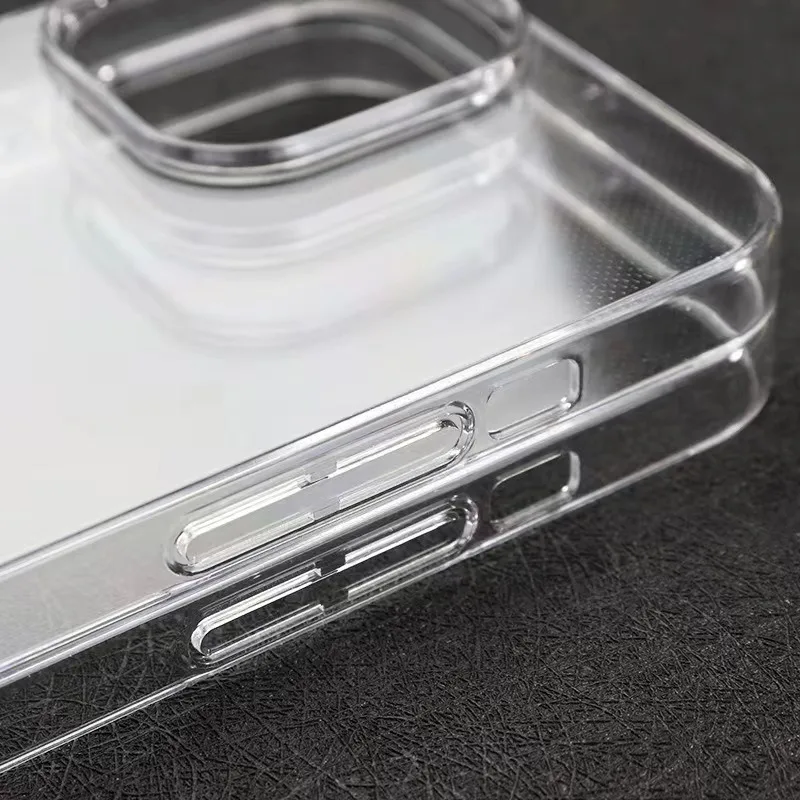 Anti-Yellow Crystal Clear Case for iPhone 16 17 15 14 13 12 11 Pro Max Military Protection Slim Fit Soft edge Ultra-Thin Cover