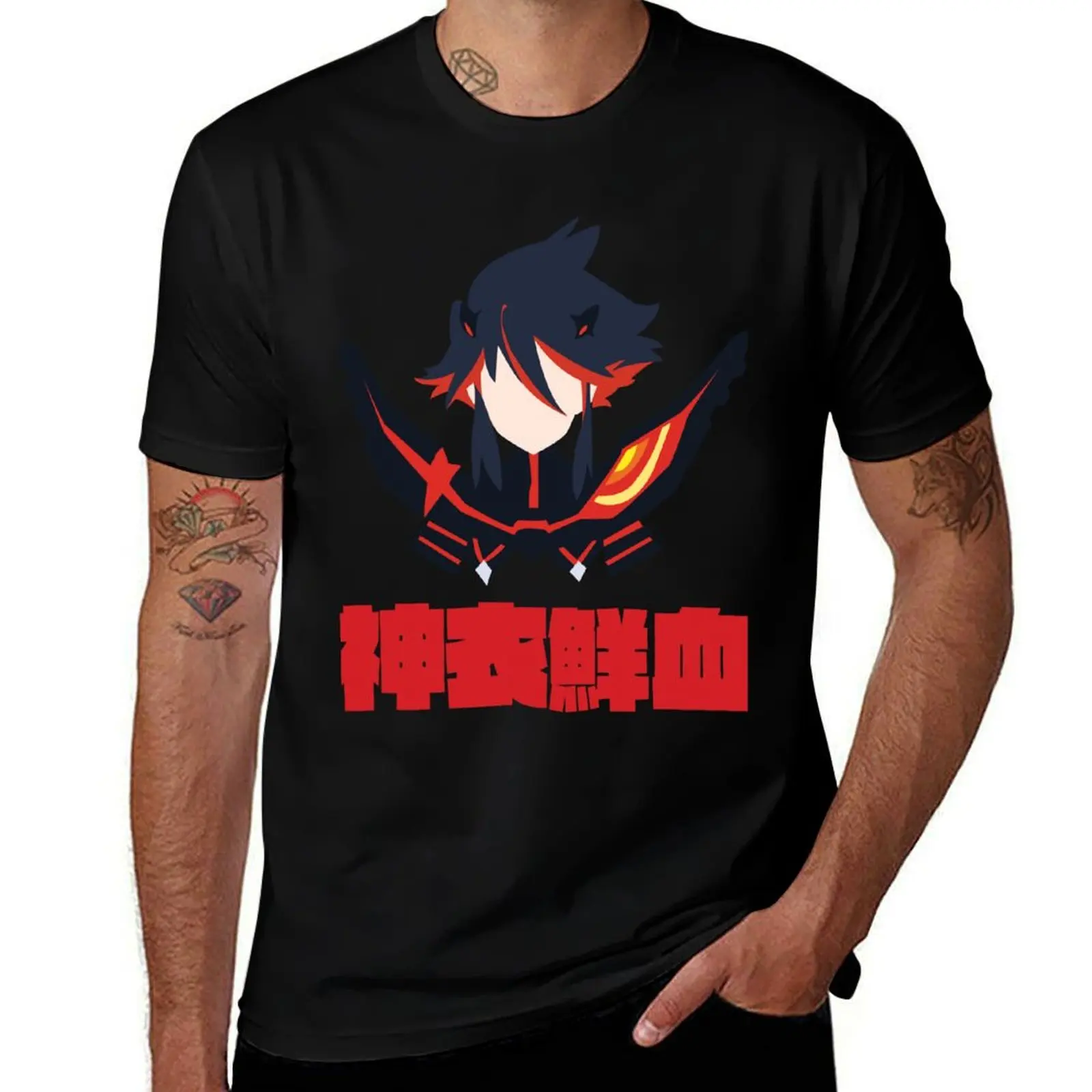 

Kamui funny shirt cotton man 100% graphic men for cotton t Senketsu t shirt shirts T-Shirt T-Shirt t man