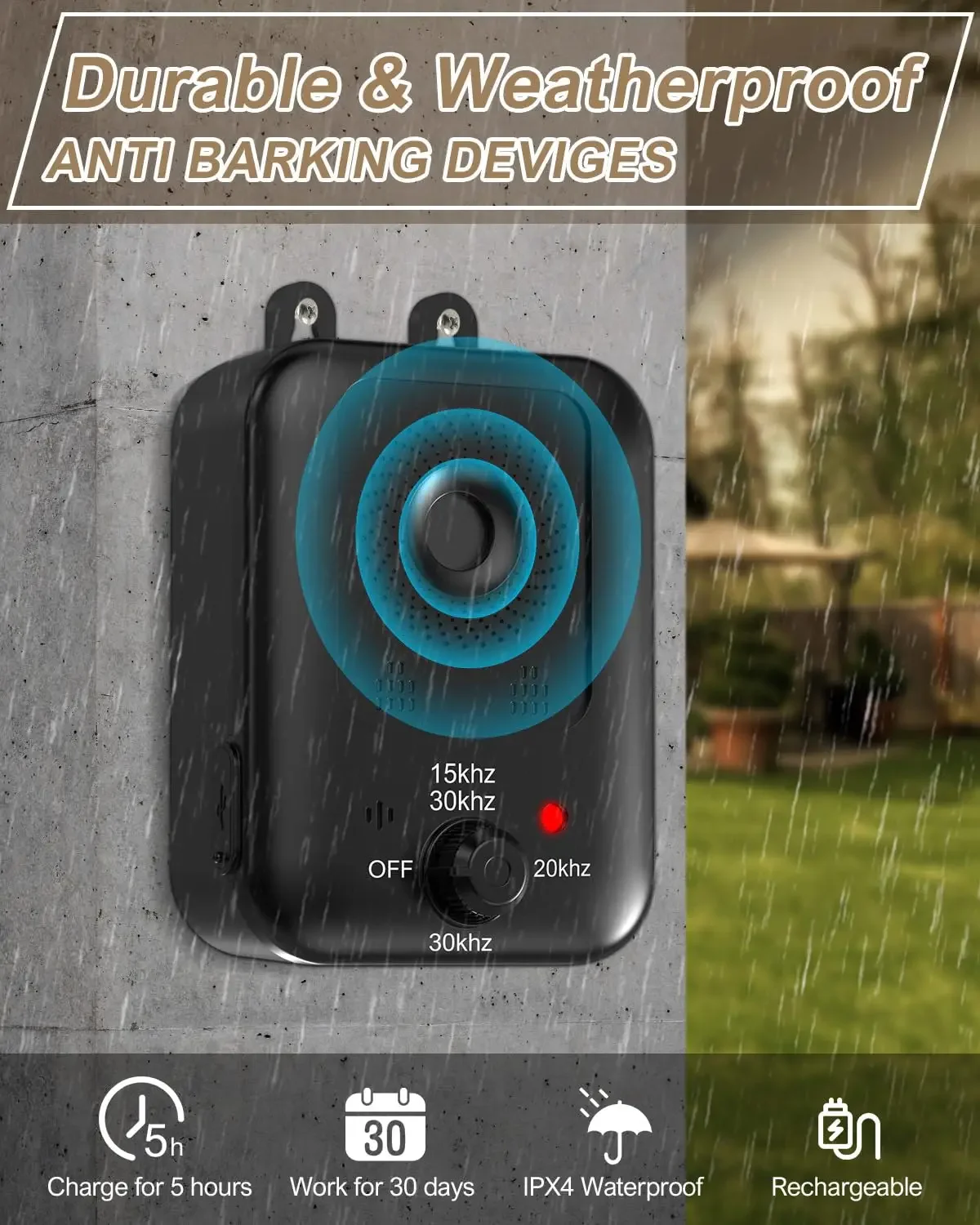 Barking Control Rechargeable Ultrasonic