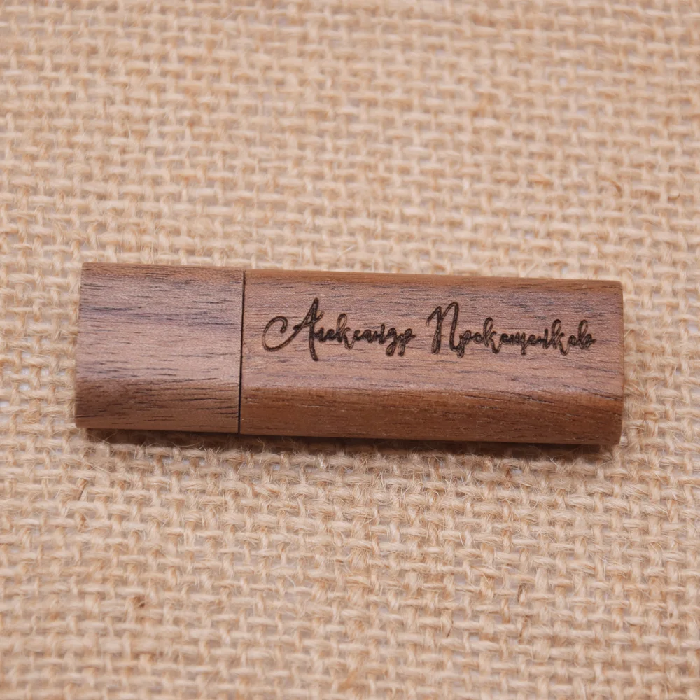 50 teile/los High-speed USB-Stick 3,0 Holz Bambus Pendrive 4GB 16GB 32GB 64GB 128GB Pen Drive Hochzeit Geschenk Kostenloses LOGO U Disk