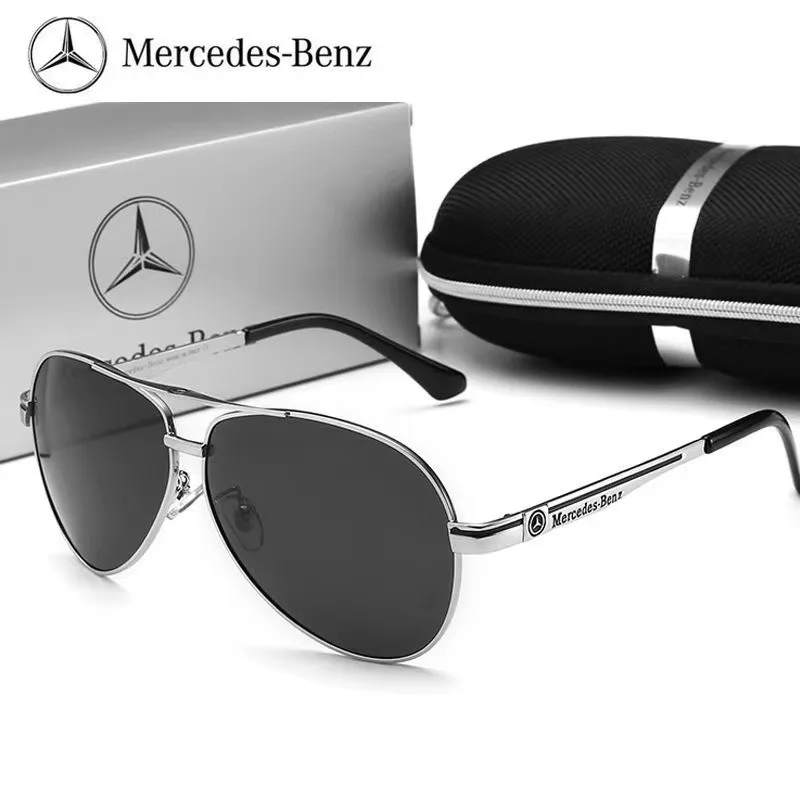 High end Luxury Men Car Driving Goggles Polarized Sunglasses Anti Glare for Mercedes Benz B/C/E/S Class A Class C200L GLC GLK