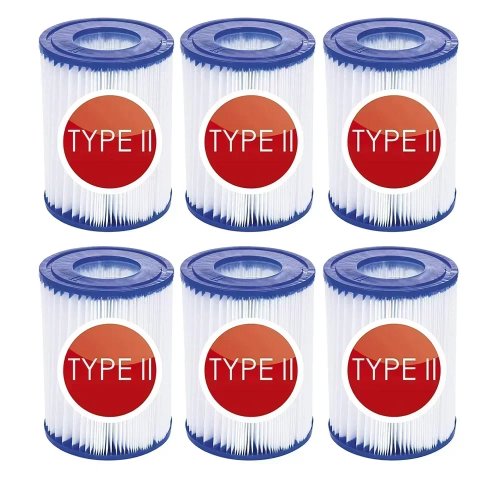خراطيش فلتر حوض السباحة من النوع الثاني لـ Bestway II، فلتر بديل متوافق مع مضخة فلتر Lay Z SPA