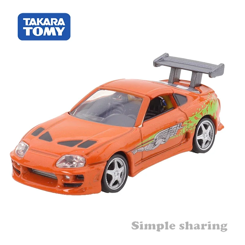 Takara Tomy Tomica Premium Unlimited 03 The Fast and The Furious Supra Car Alloy Toys Vehicle Diecast Metal Model for Children