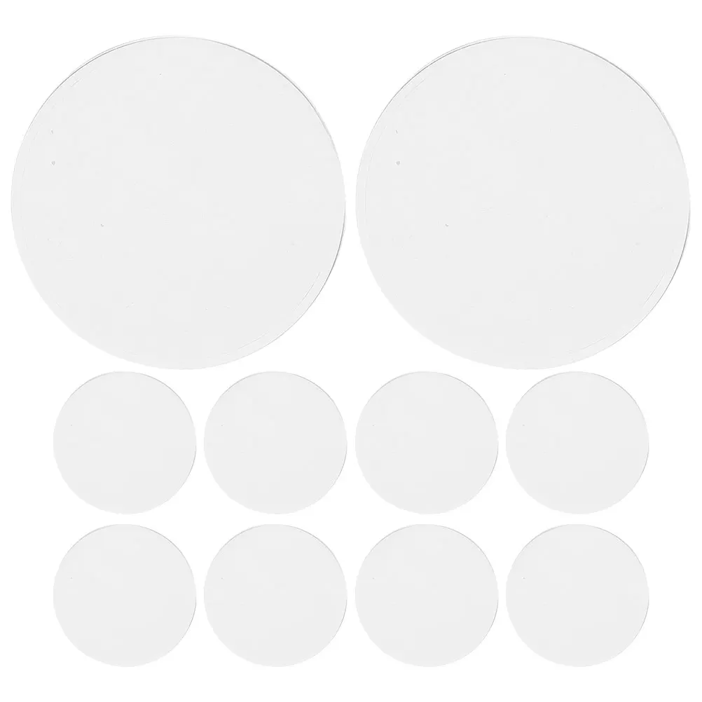 

10pcs 3D Magnifying Lens Round Convex Optics Acrylic Clear Double Physics Lab Teaching Tools Science Experiment Aids