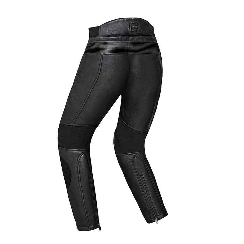 Motorrad fahren für Männer und Frauen wind dichte Ganzjahres-Anti-Herbst-Rennhose Slim Fit Motorrad Winter reit lederhose