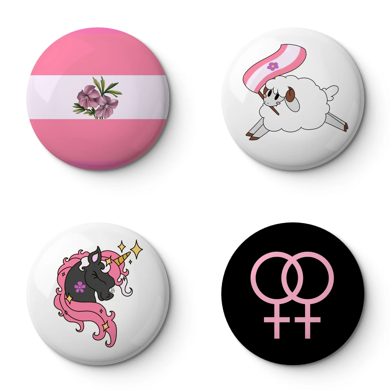 Sapphic Pride Soft Button Pin Customizable Metal Decor Women Jewelry Gift Cute Funny Hat Lover Lapel Pin