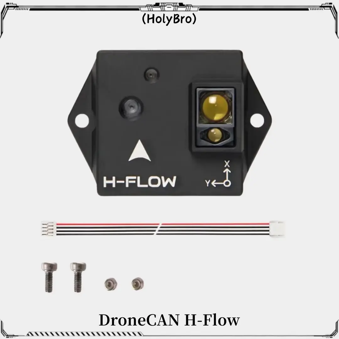 Holybro H-Flow Professionelles optisches Flow- und Entfernungsmessermodul mit DroneCAN-Protokoll für Drohnen und Robotik