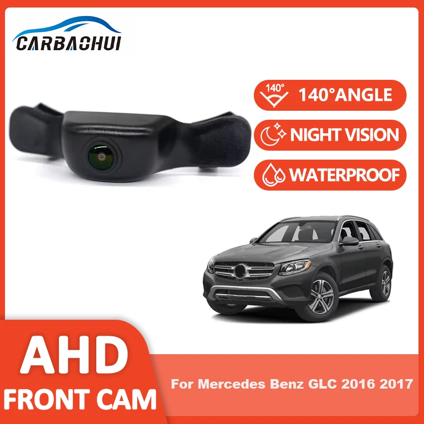 

170 ° AHD CCD 1080P Автомобильная камера переднего вида с объективом «рыбий глаз» для парковки Full HD ночного видения Водонепроницаемая для Mercedes Benz GLC 2016 2017