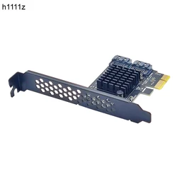 NEW SATA Raid PCI-E Card SATA Raid Controller ASMedia 1061R Chip PCI Express X1 to 2 Port SATA3.0 6Gb RAID Card for SATA HDD SSD