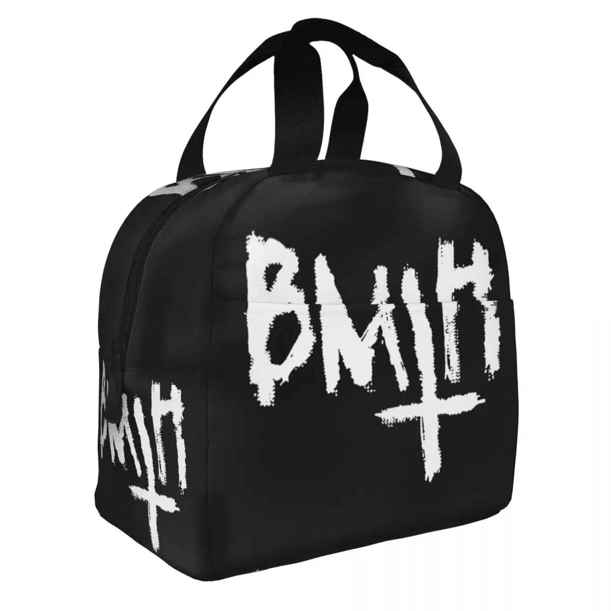 Brings Me The Horizons BMTH Insulated Lunch Bag Cooler Bag Lunch Container Large Tote Lunch Box Food Handbags Beach Picnic