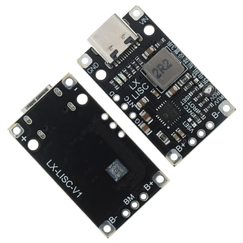 

2s 3s Type-c Usb Bms 15w 8.4v 12.6v 1.5a Lithium Battery Charging Module With Balanced Support Fast Charge With Indicator