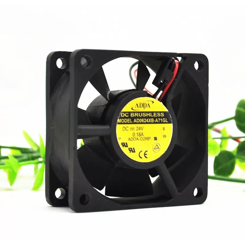 AD0624XB-A71GL DC24V 0.18A original genuine ADDA 60 * 60 * 25 two-wire axial flow fan