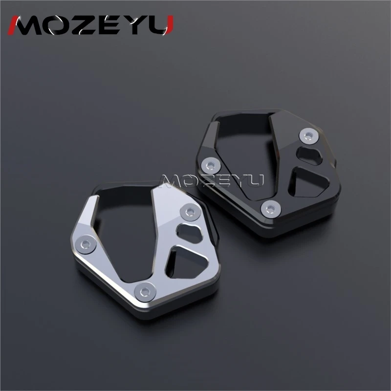 For Moto Guzzi V100 Mandello S 2023 2024 2025 2026 Motorcycle Kickstand Foot Side Stand Extension Enlarge Foot Pad Support Plate