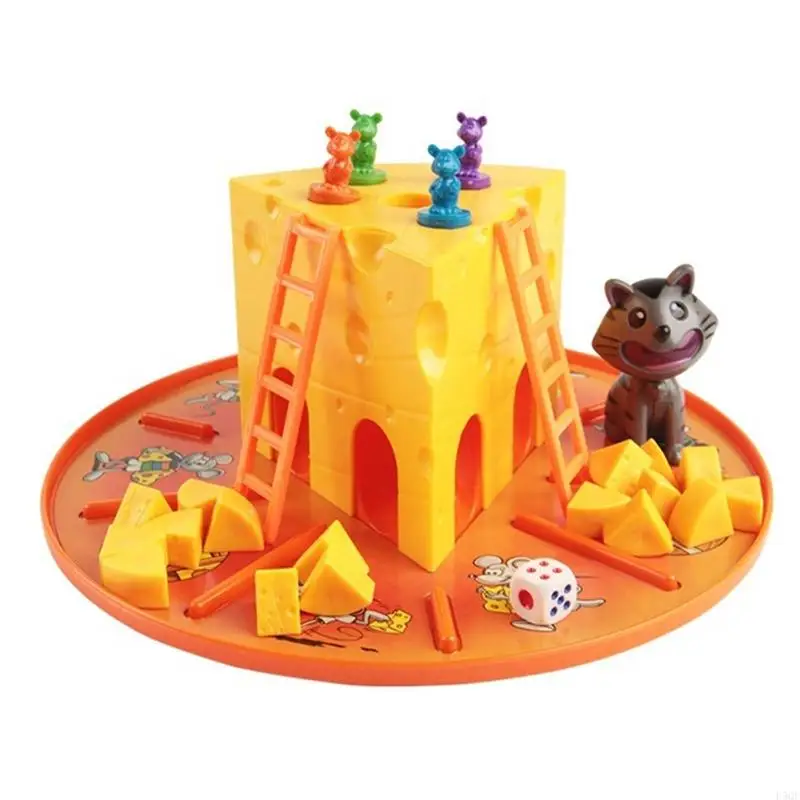 D5QF para gato y ratón, juego queso, juego interactivo para hijos, juguetes para niños y niñas,