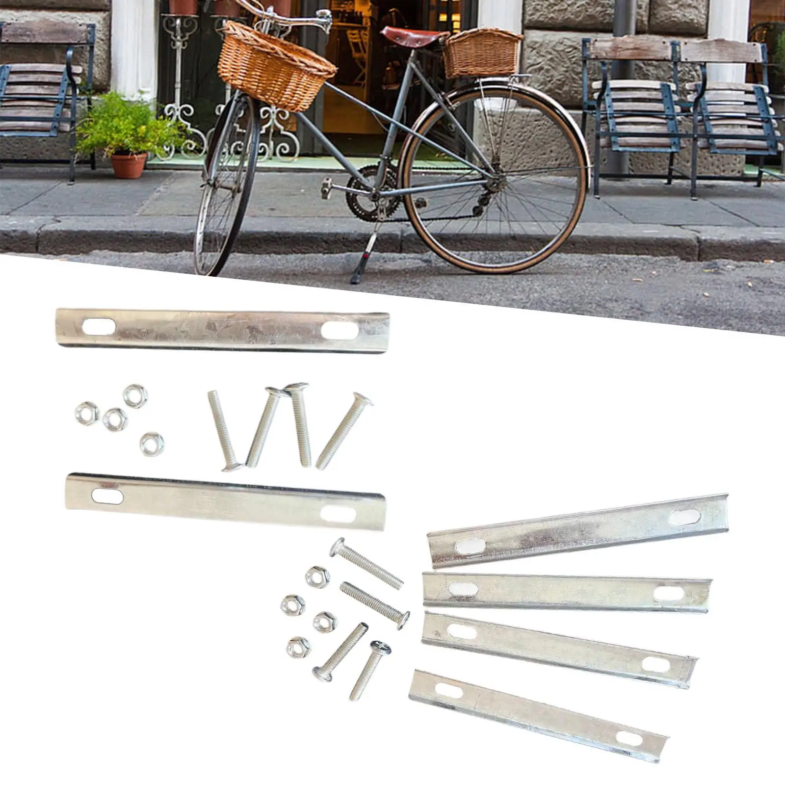Iron Rear Basket Mounting Kits, Mounting Screws, Sturdy Rear