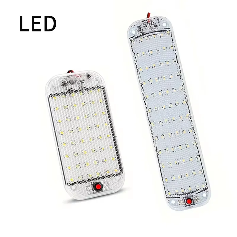 1PC Vehicle Interior Led Light Bar With Switch For Car Van Lorry Truck RV Camper Boat Indoor Car Ceiling White Light Dome Lights view 2