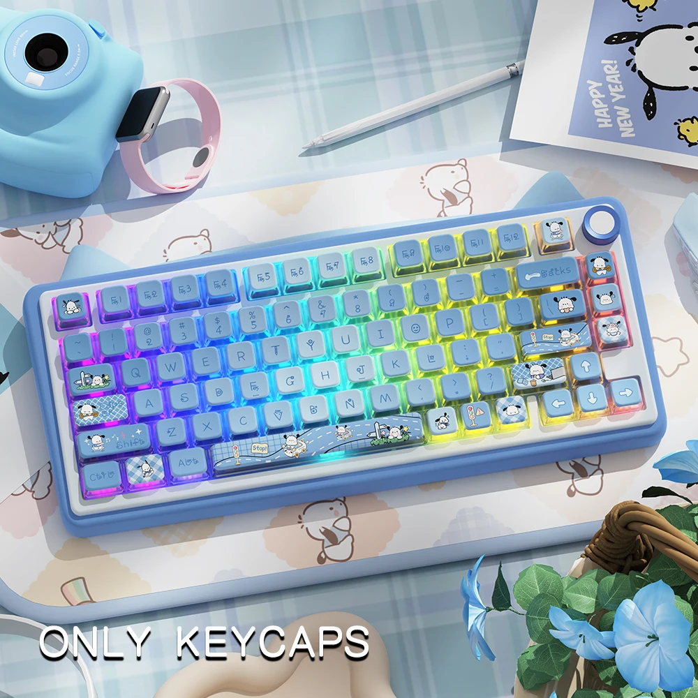 Cute dog Theme Keycaps MSA Profile Personalized Keycap For Mechanical Keyboard