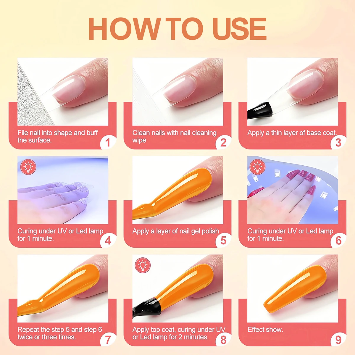 مجموعة طلاء أظافر جديدة لخريف وشتاء مكونة من 8 قطع، خالية من الكحول، جل LED، فن أظافر صالونات التجميل العصرية.