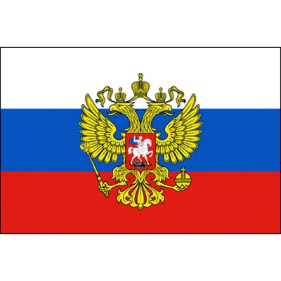 90x135cm Forward Russian National Emblem Bilateral Eagle Russia Flag