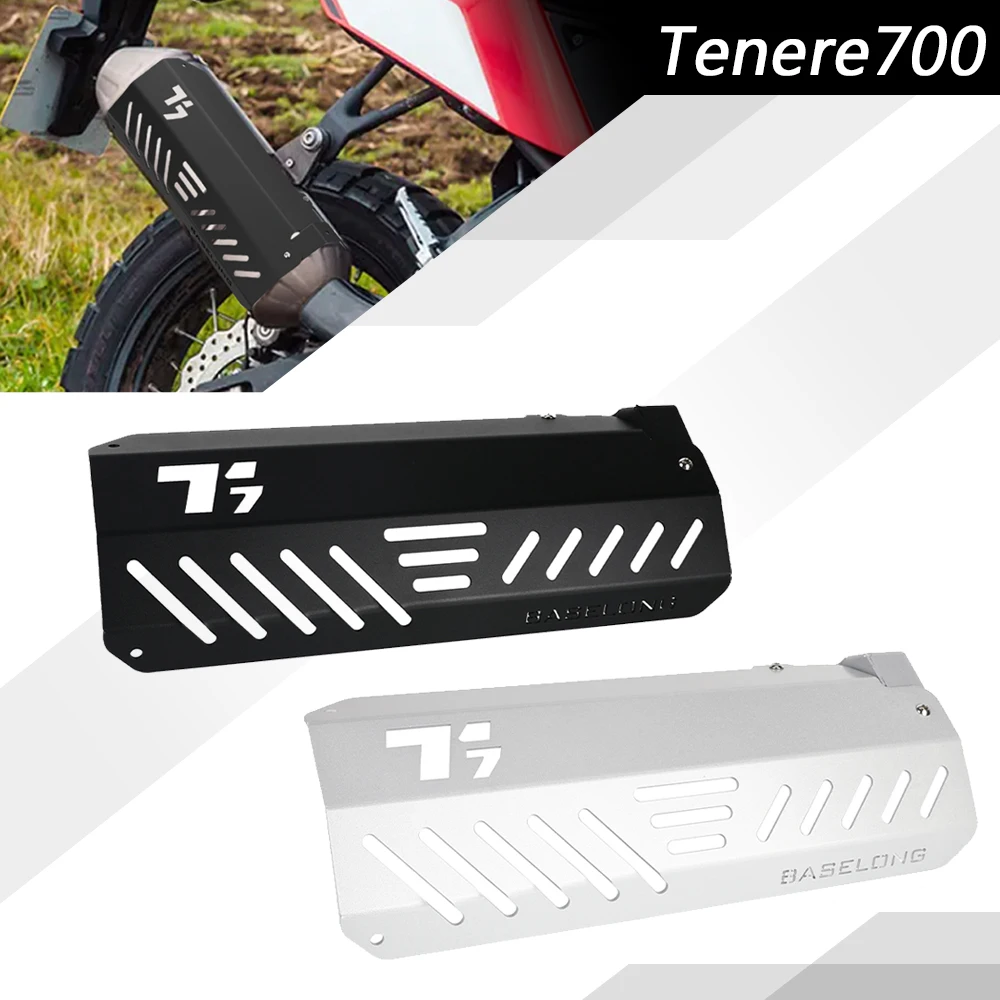 

For Yamaha Tenere 700 T7 Rally 2019-2024 2023 2022 2021 2020 Motorcycle Exhaust Pipe Heat Shield Cover Muffler Protector Guard