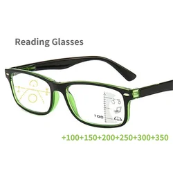 Retro Anti Blue Rays Progressive Multifocal Reading Glasses Men Women Near Far Sight Eyeglasses Computer Goggle Eyewear gafas