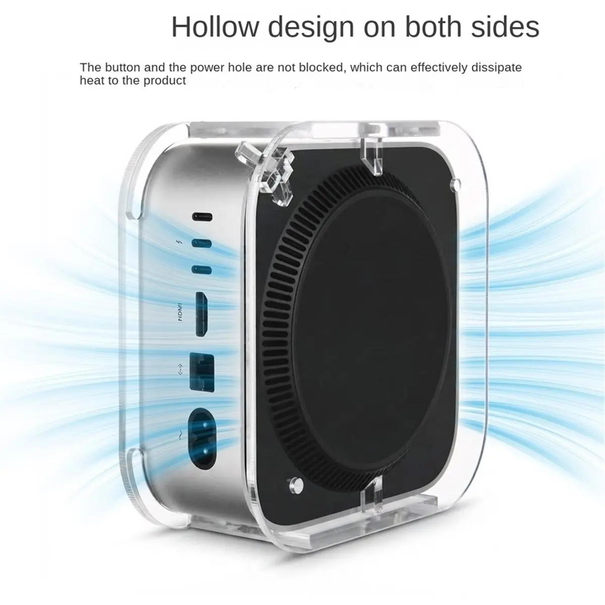 Acrylic Protective Case Holder Clear Desk Stand Base for Mini / Pro, Multifunctional Wall-Mount Base